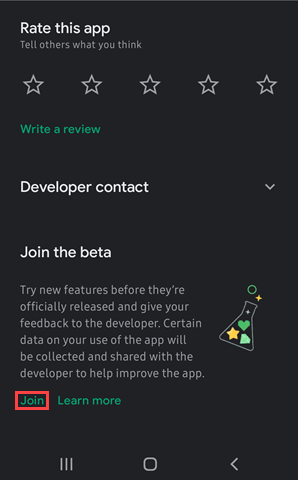 join beta