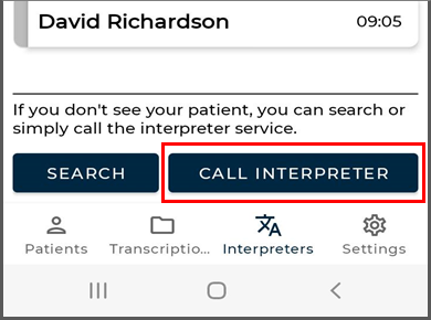 !Call Interpreter