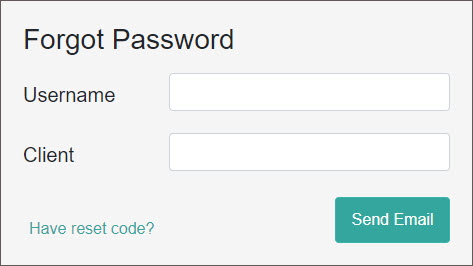 Request Password Reset Email