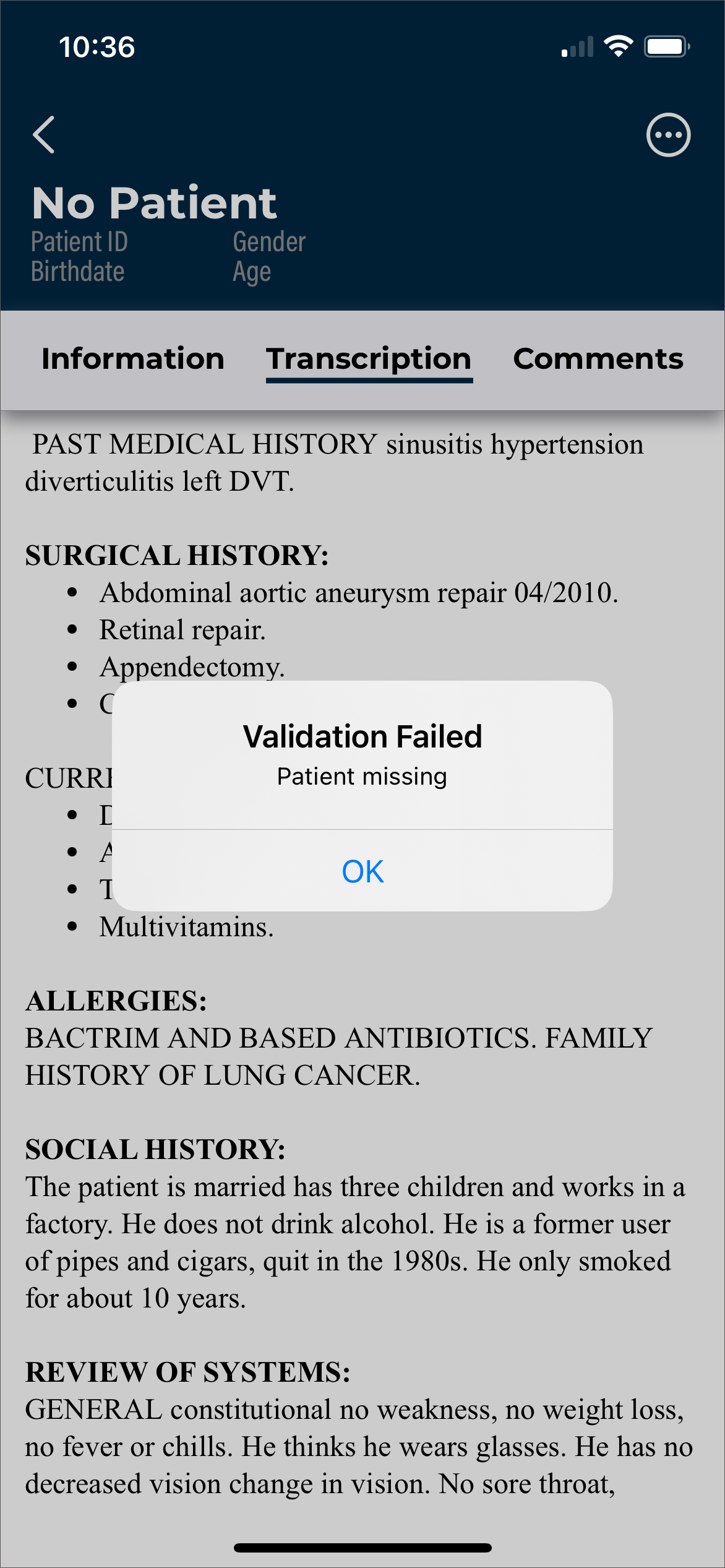 Validation Prevention